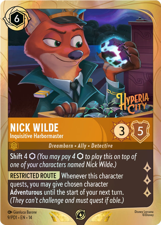 Nick Wilde | Inquisitive Harbormaster [9/PD1 | Pre-Release Promo | ENG]
