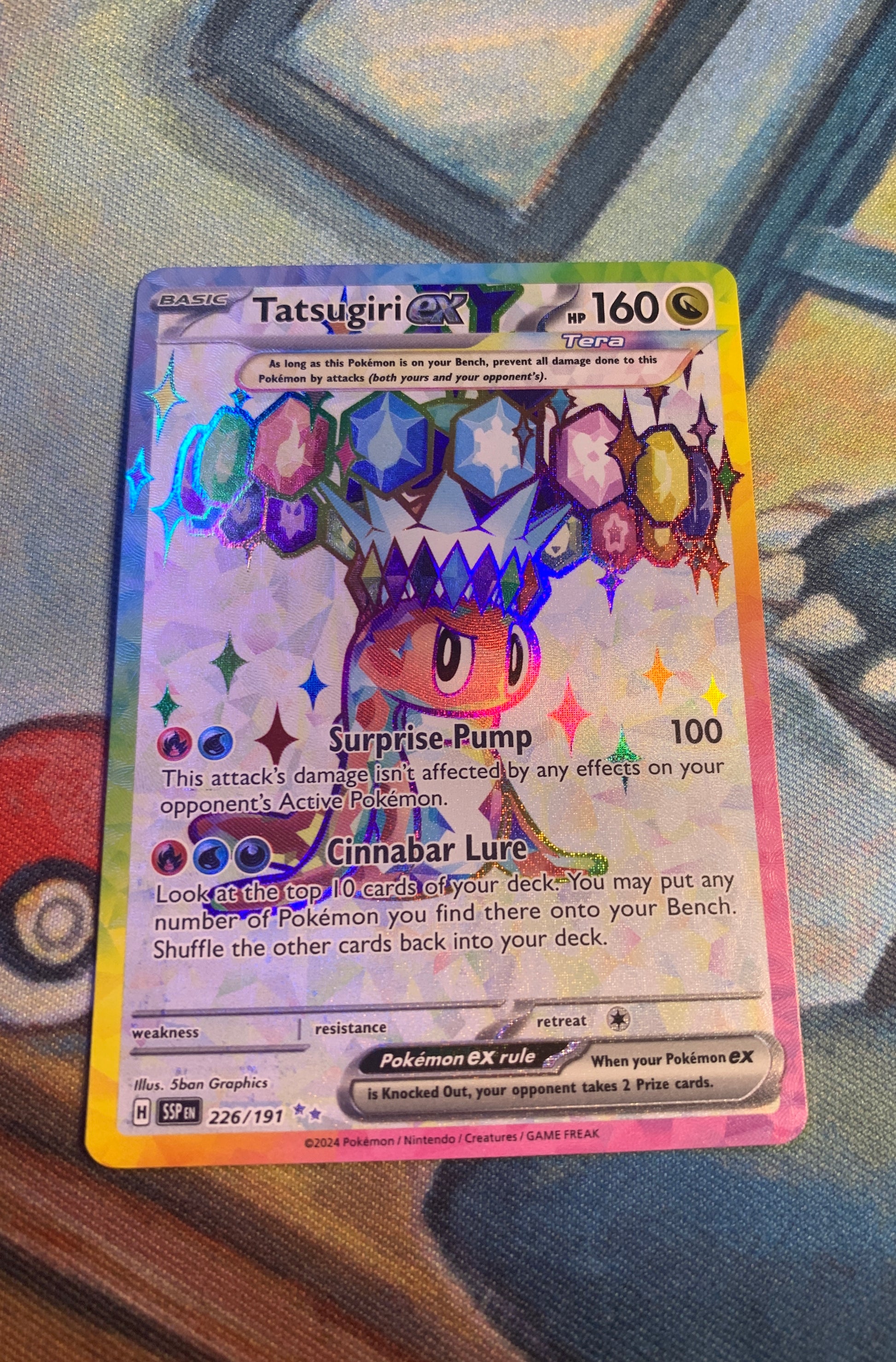 226 191 pokemon card Tatsugiri ex – Pally's Trainer & Collector Store