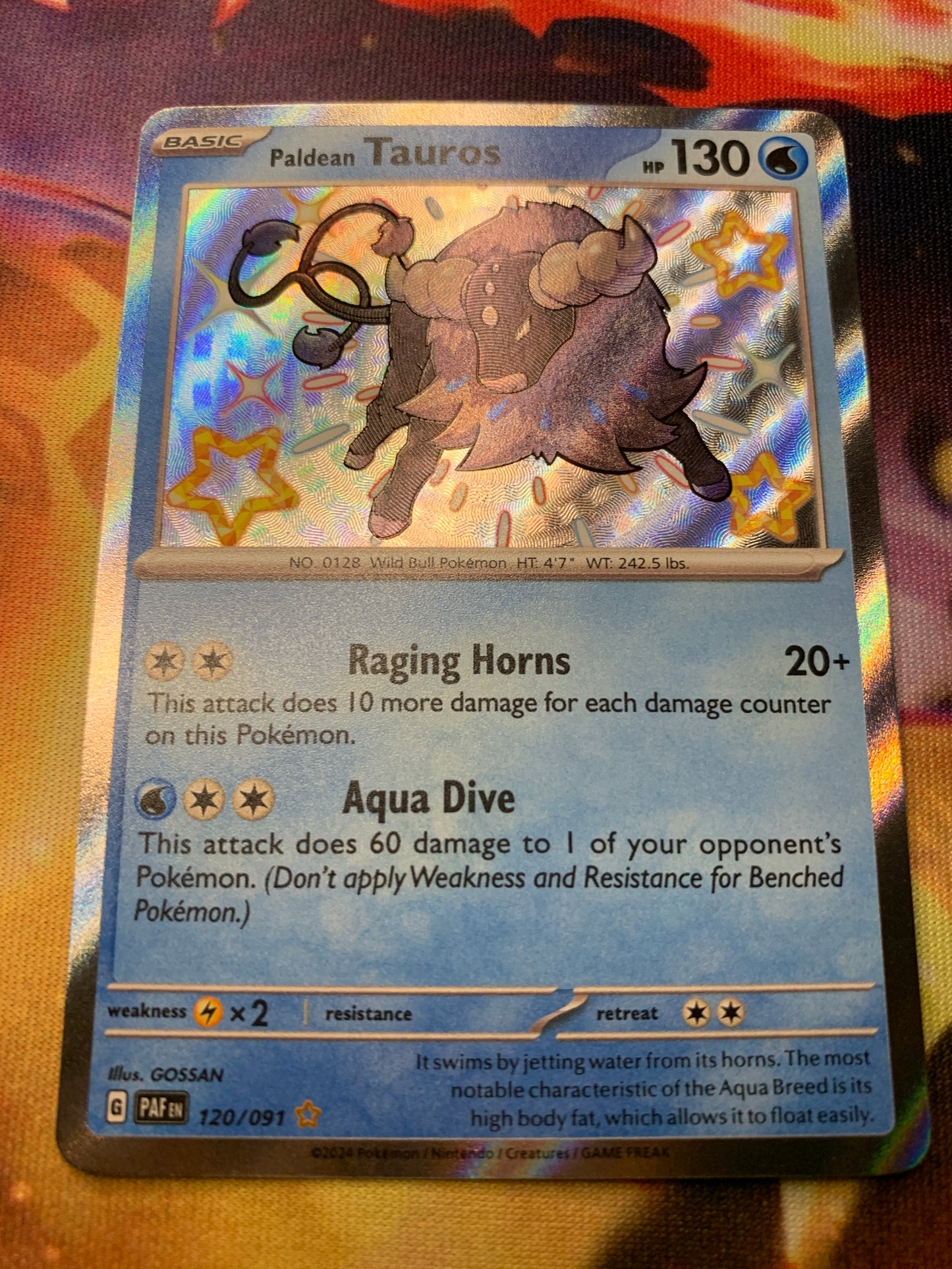 Paldean Tauros (Water)