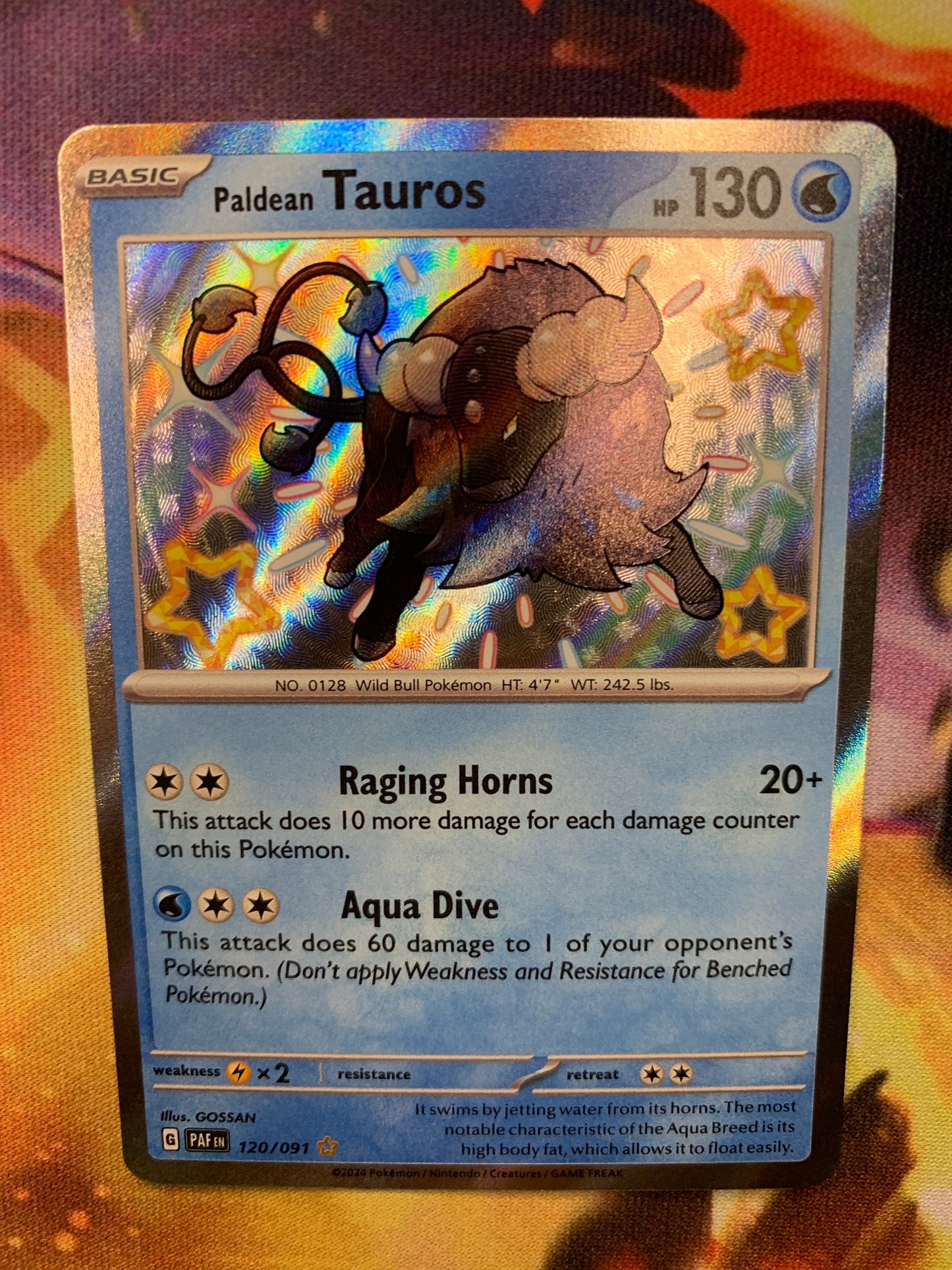 Paldean Tauros (Water)