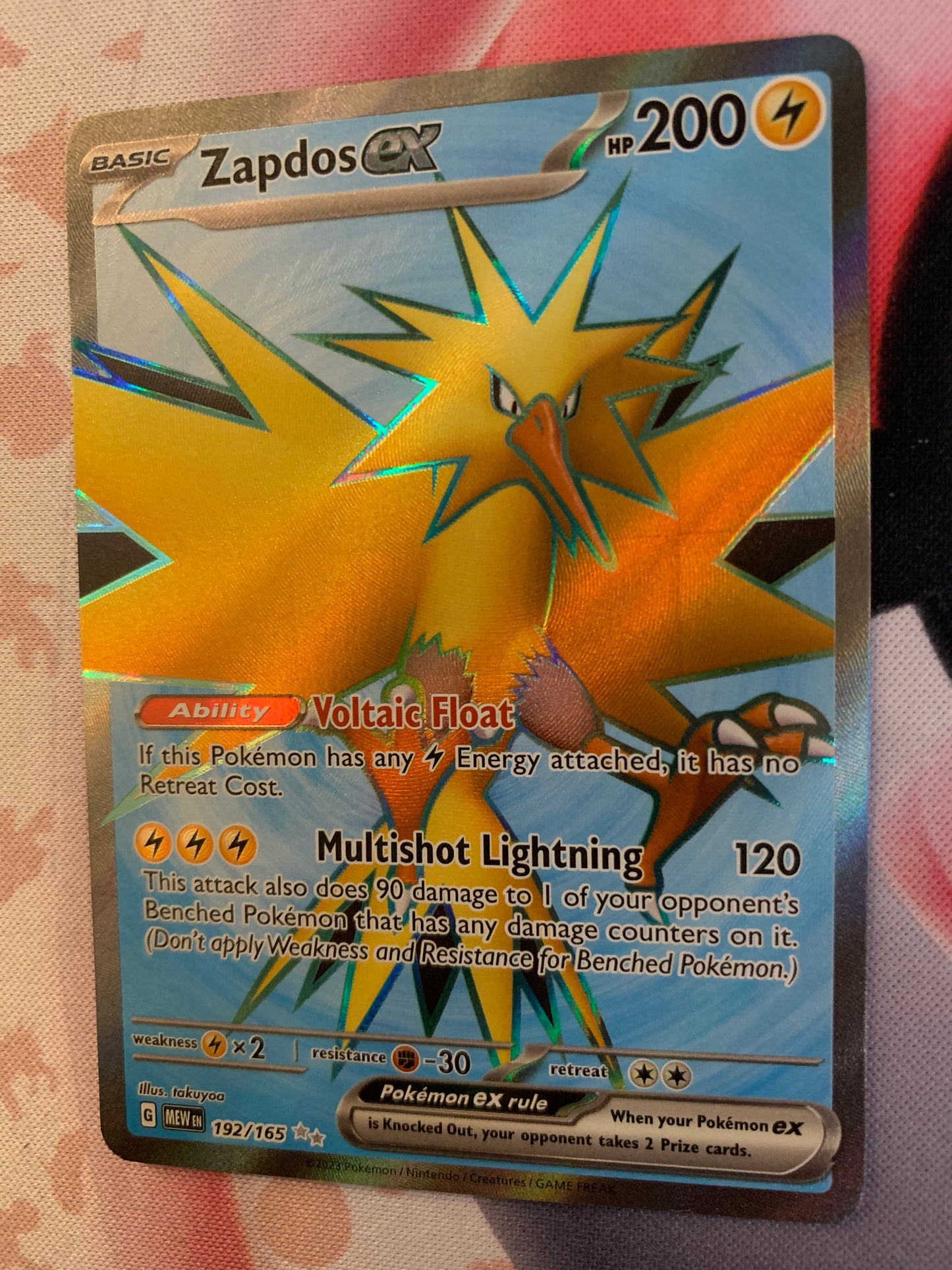 Zapdos ex