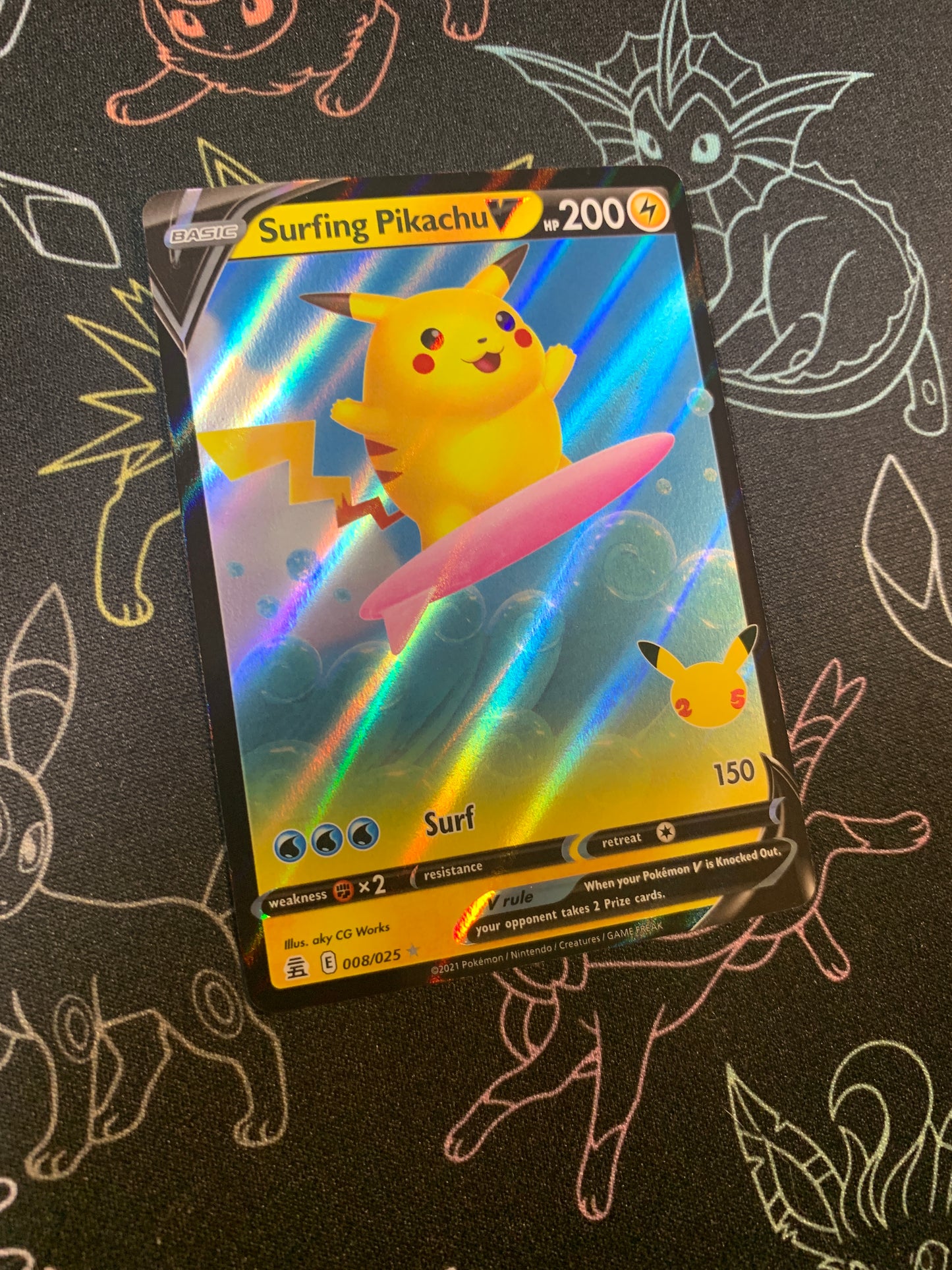 Surfing Pikachu V