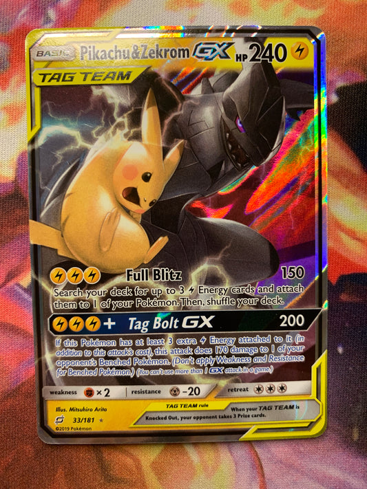 Pikachu & Zekrom GX