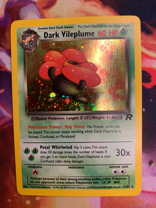 Dark Vileplume [Team Rocket (Unlimited) - H] (MP+)