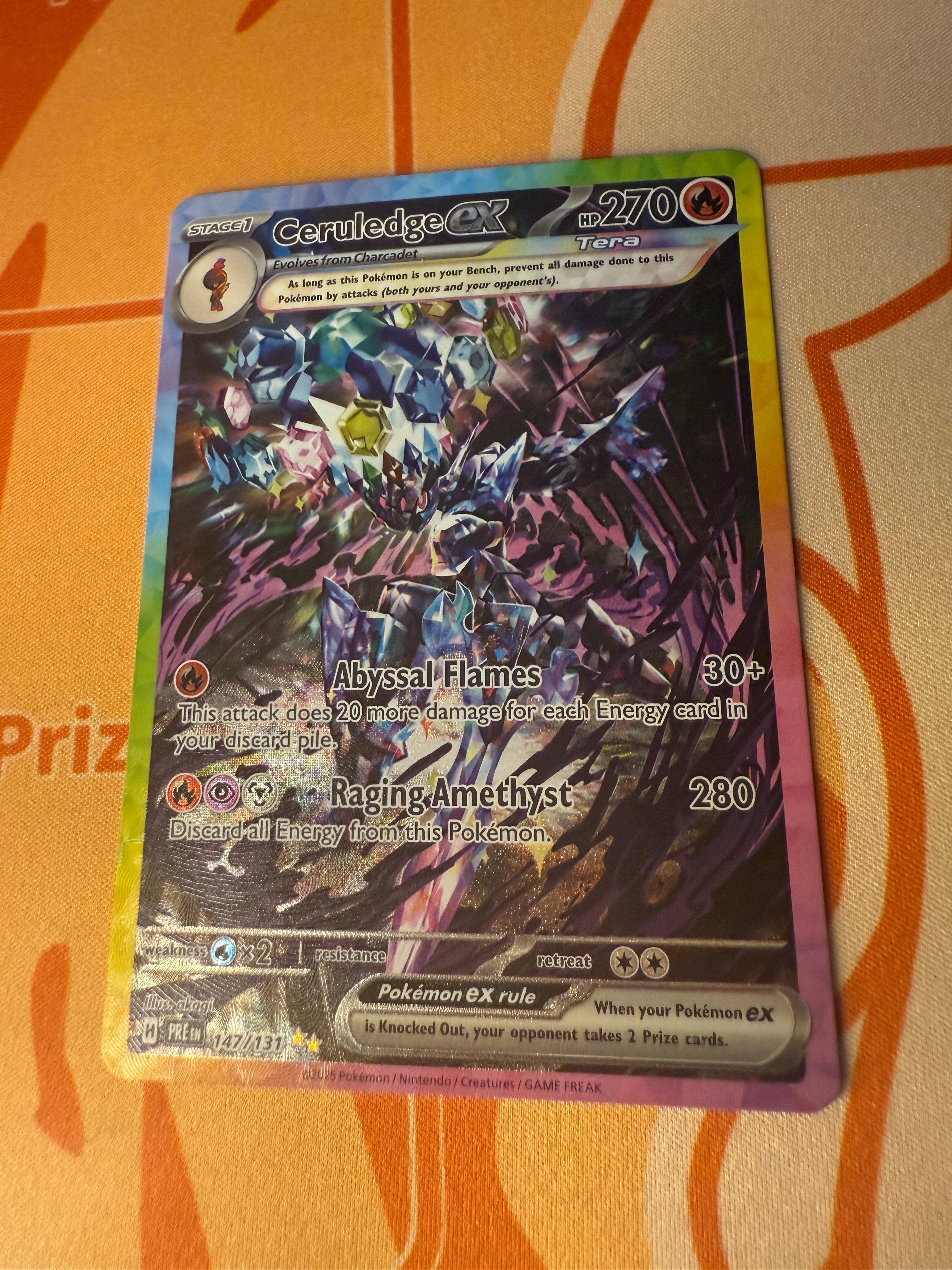 TAG鑑定済 Ceruledge Illustration Rare Ceruledge ex [147/131 | Special Illustration Rare | ENG] – Pally's