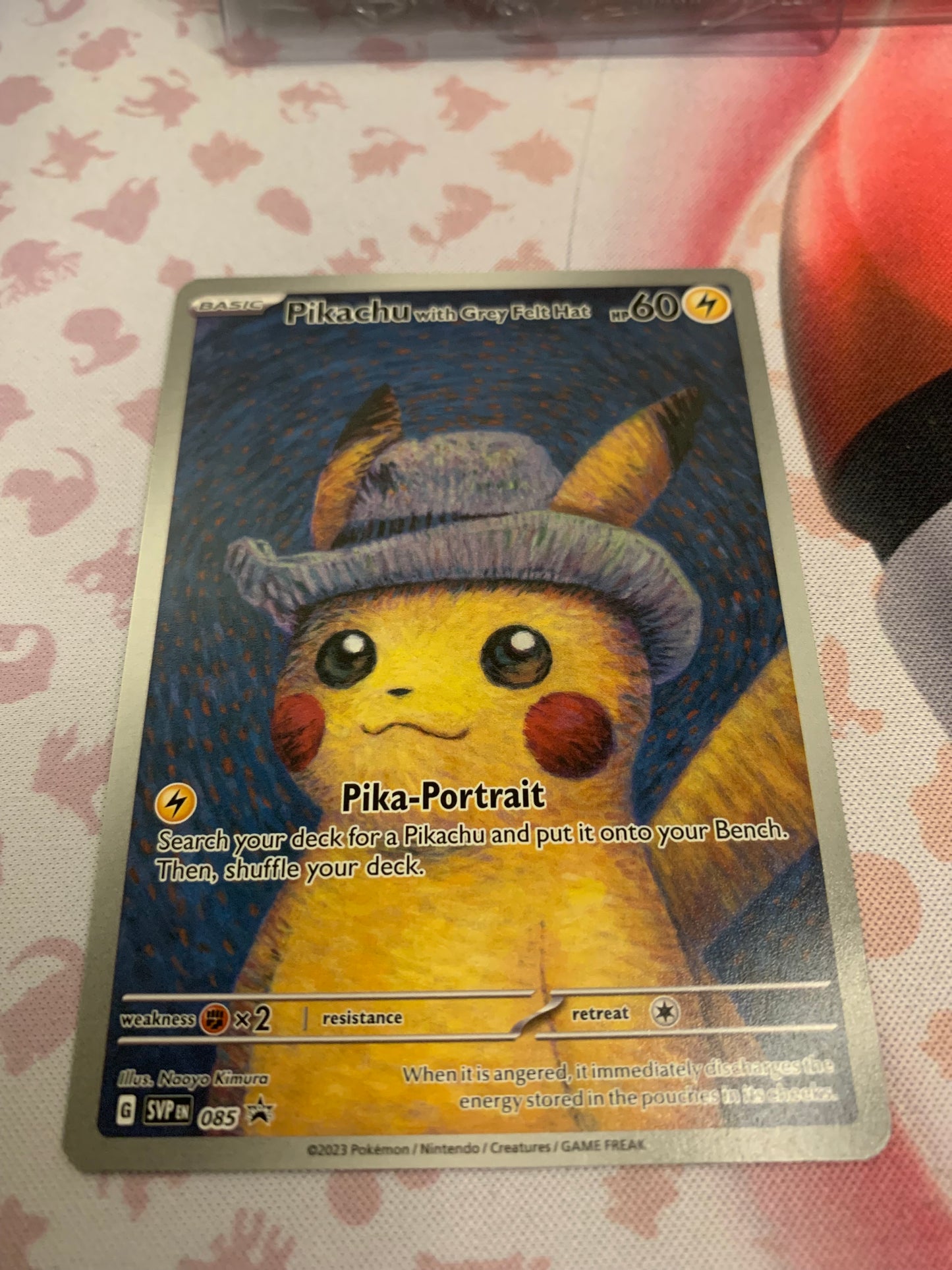 Pikachu with Grey Felt Hat