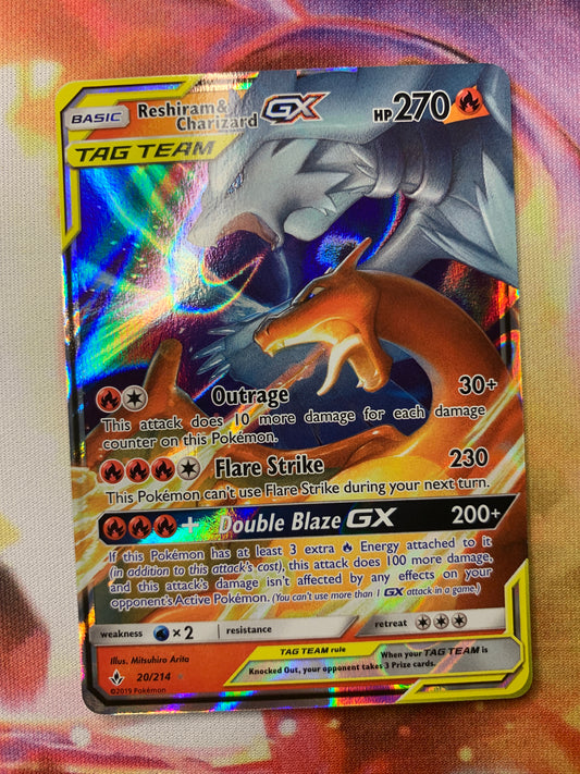Reshiram & Charizard GX