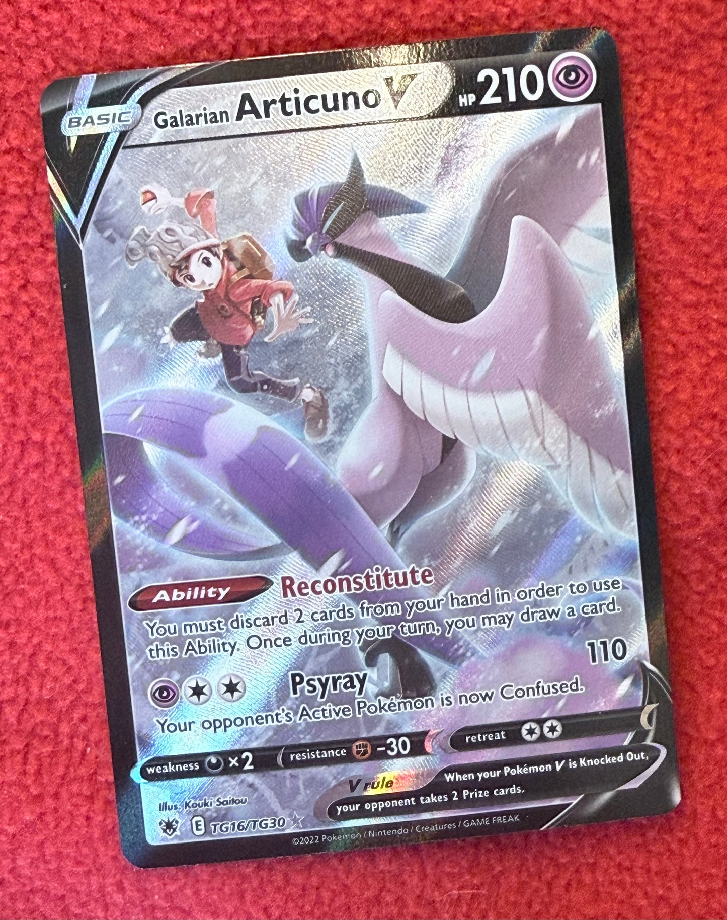 Galarian Articuno V [TG16/TG30 - ENG]