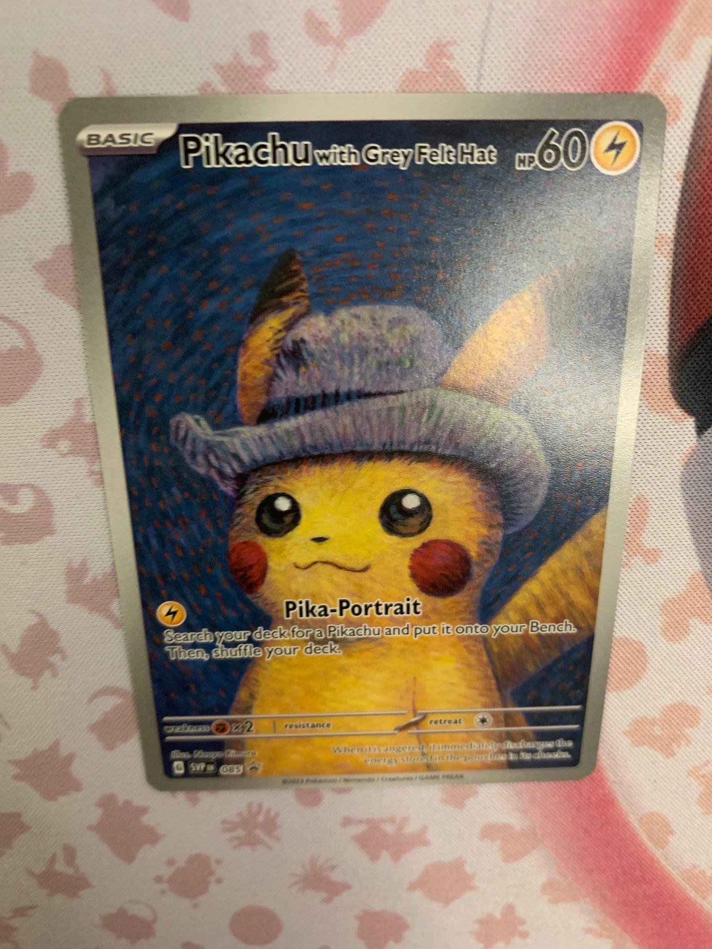 Pikachu with Grey Felt Hat