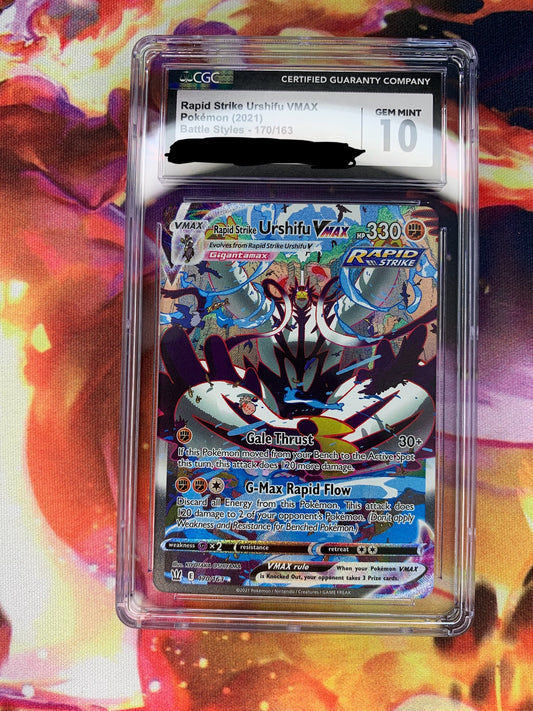 Rapid Strike Urshifu VMAX [CGC 10]