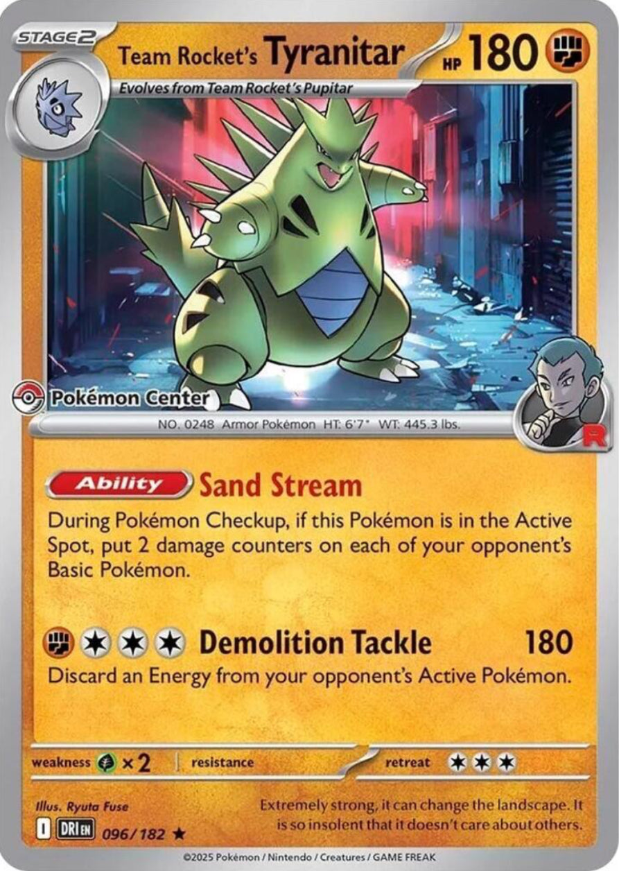 Team Rocket’s Tyranitar [Pokemon Center]