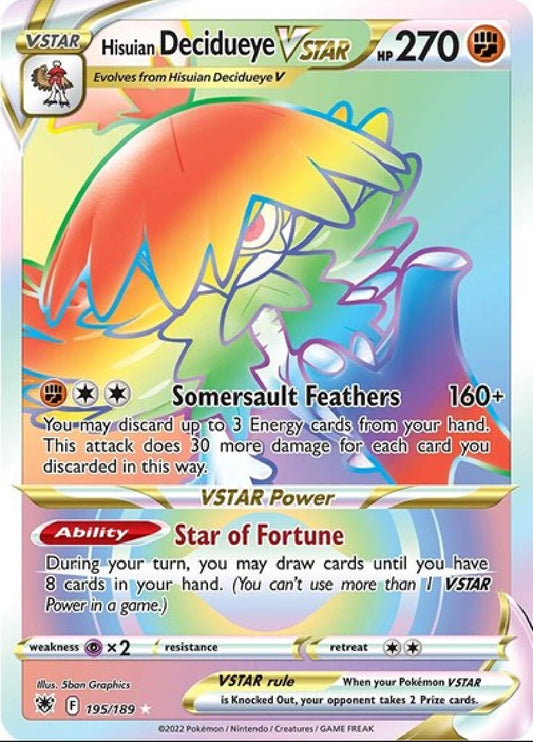 Hisuian Decidueye VSTAR [ASR - HR]