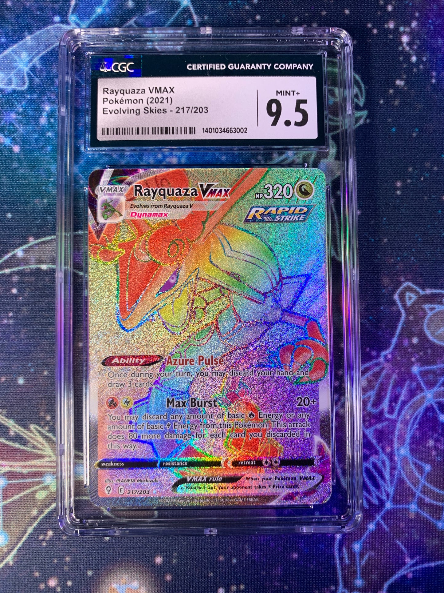 Rayquaza VMAX [CGC 9.5]