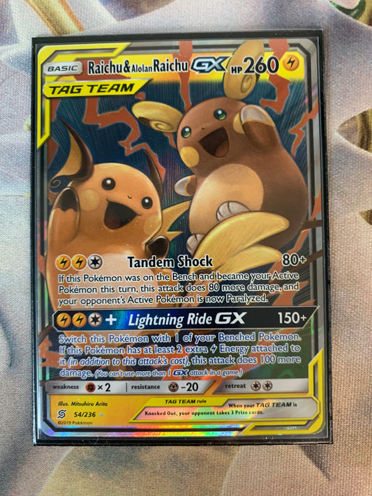 Raichu & Alolan Raichu GX