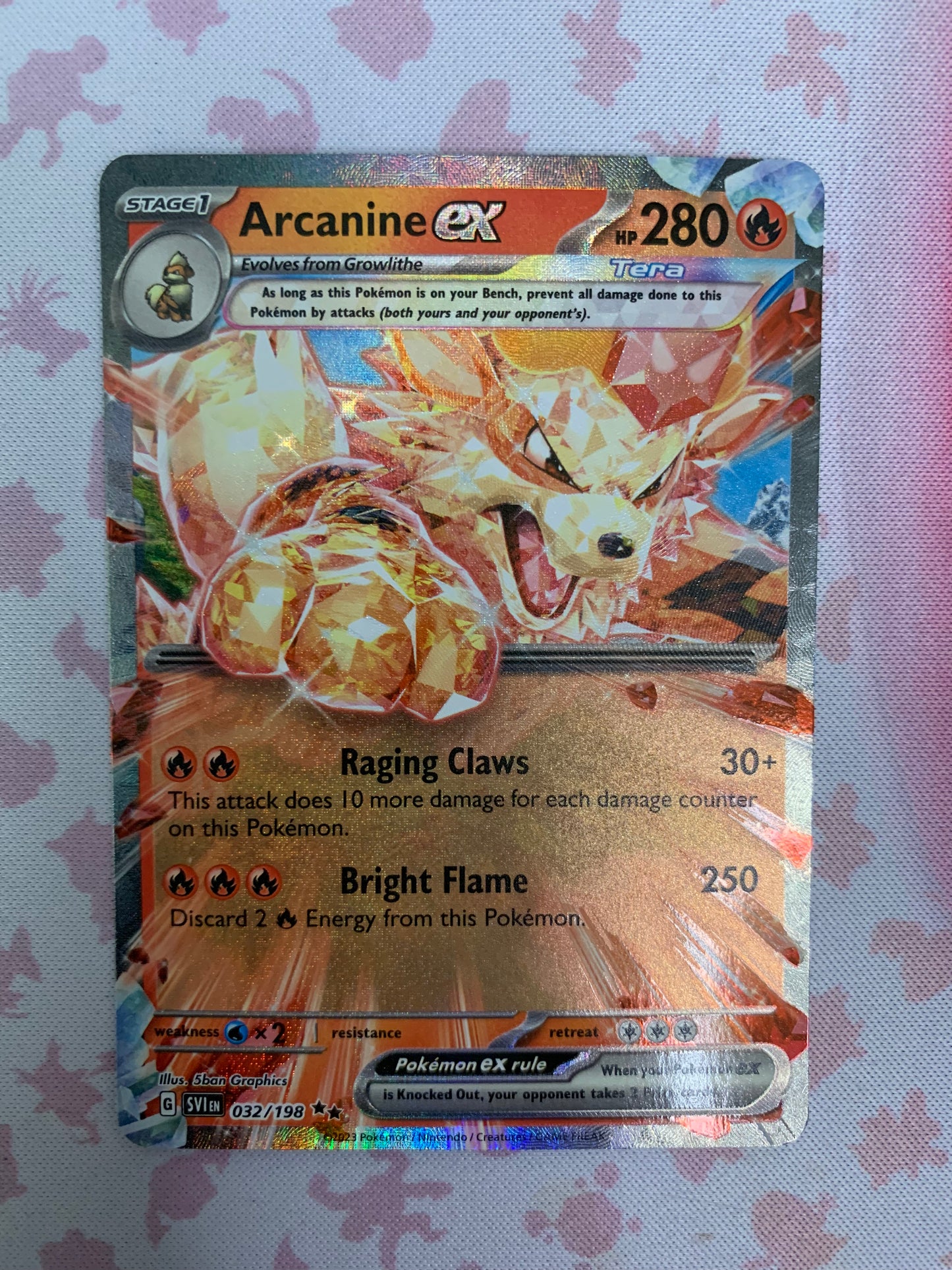 Arcanine ex (Tera)