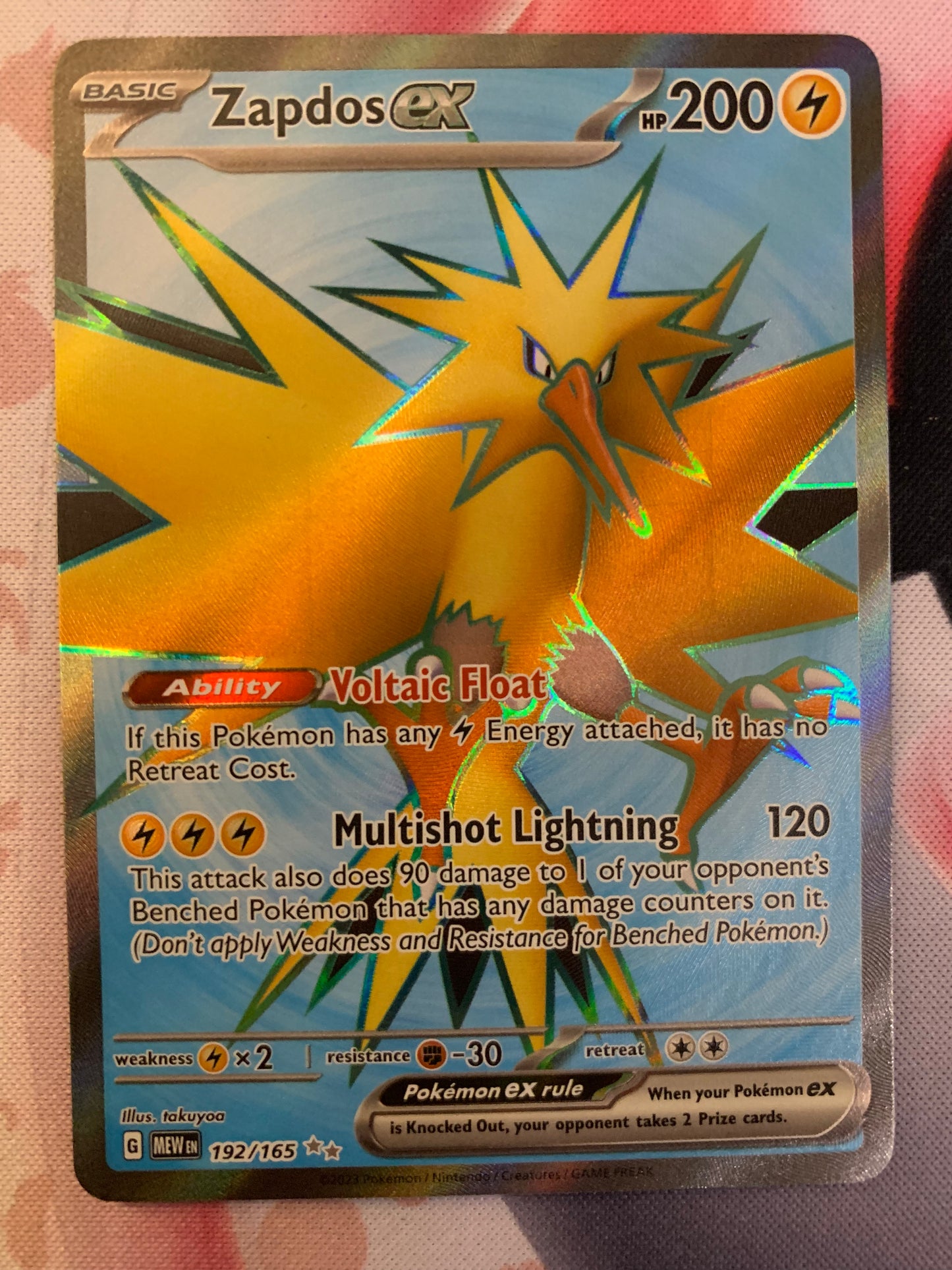 Zapdos ex