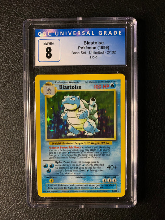 Blastoise (Base Set Unlimited) [CGC 8]