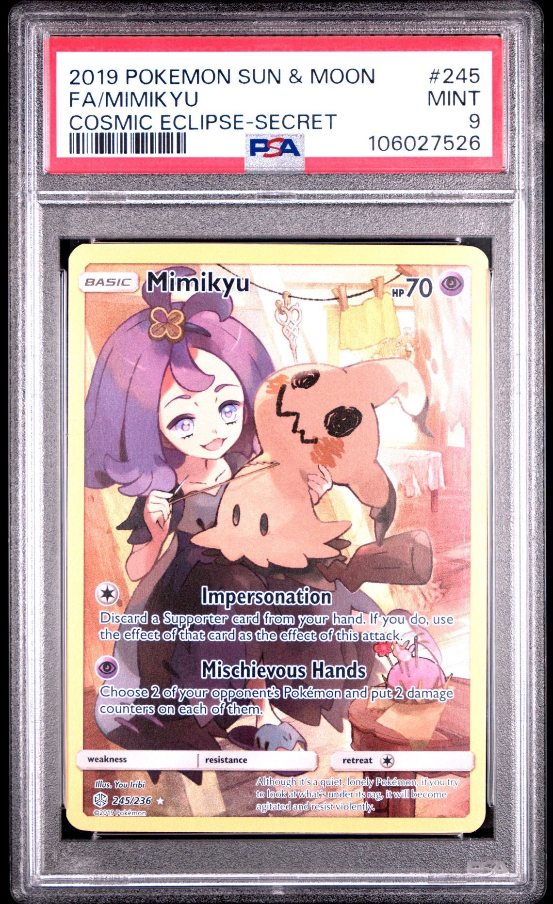 Mimikyu [PSA 9]
