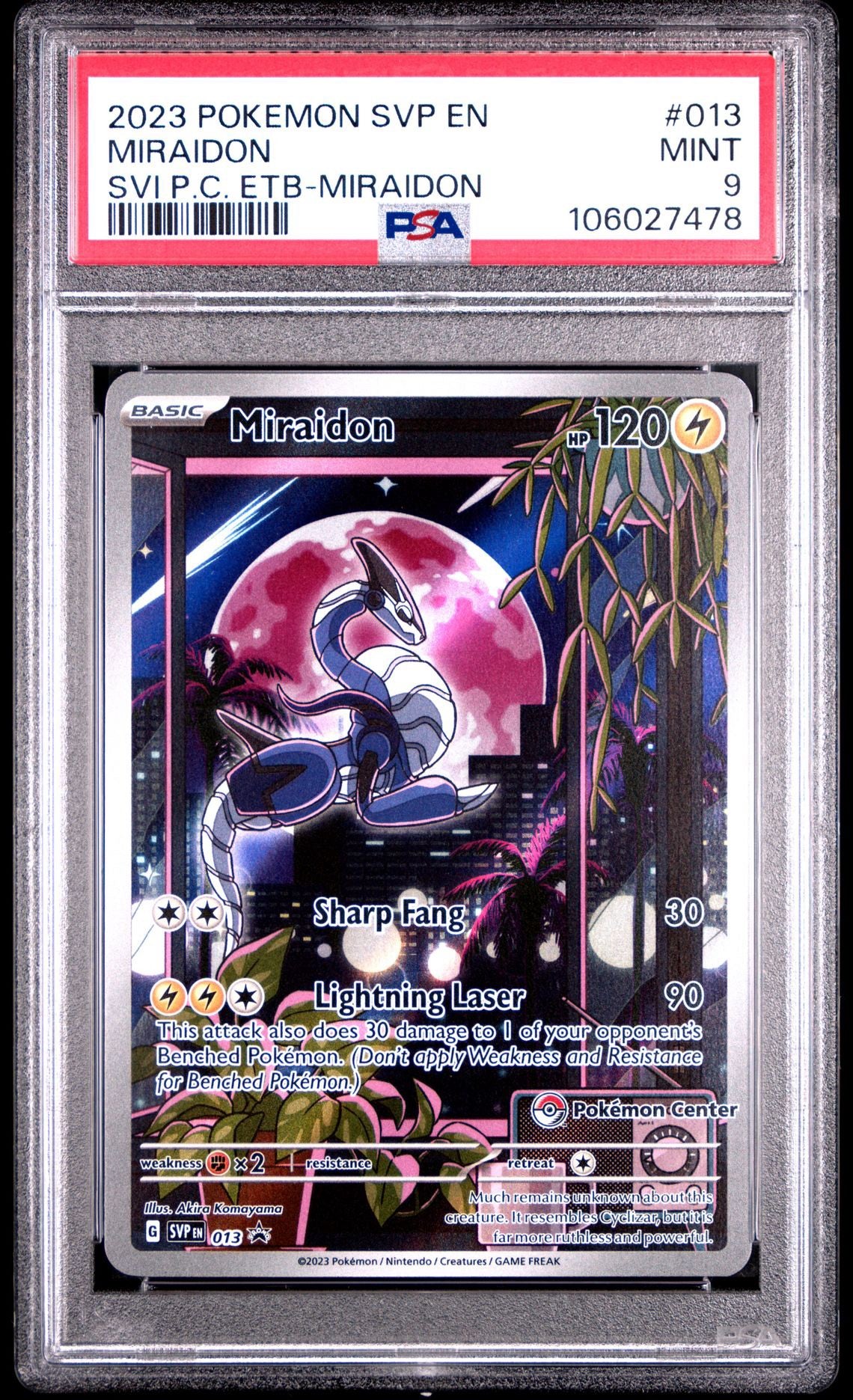 Miraidon (Pokemon Center) [PSA 9]