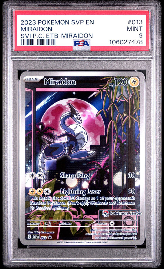 Miraidon (Pokemon Center) [PSA 9]
