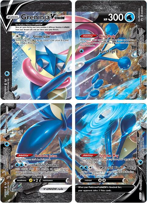 Greninja V-Union [Set of 4]