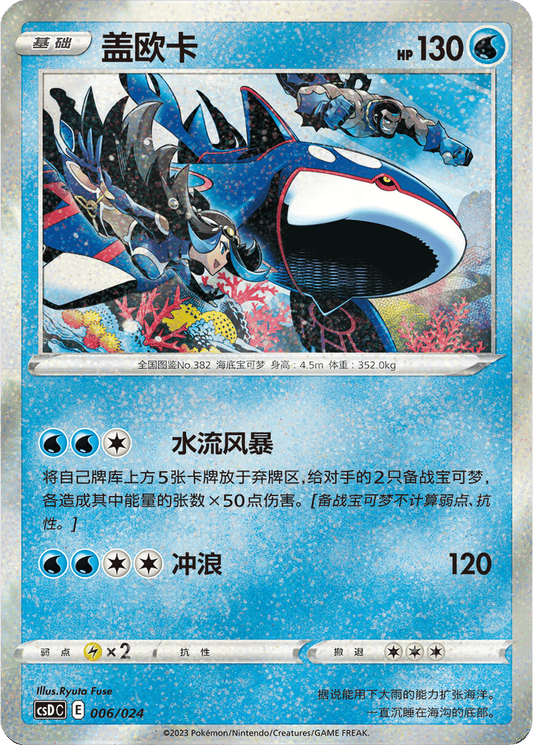 Kyogre [006/024 | Celebration Confetti | CHN-S]
