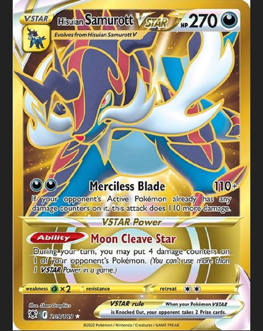 Hisuian Samurott VSTAR [ASR - SR]